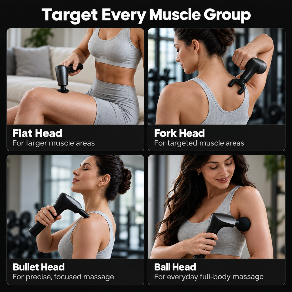 Kalos swan-neck massage gun